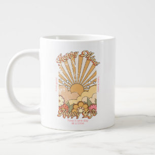 Grande Tasse Happy Mind Happy Life Hippy Vibes Super