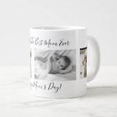 Grande Tasse Happy Mom's Day Photo Collage (Devant droit)