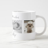Grande Tasse Happy Mom's Day Photo Collage (Droite)