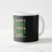 Grande Tasse Happy Saint Hat Trick Ice Hockey Player (Devant droit)