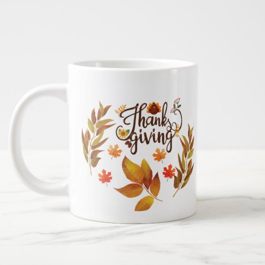 Grande Tasse Happy Thanksgiving (Gauche)