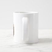 Grande Tasse Haricot de café effrayant (Dos)