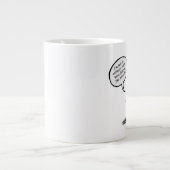 Grande Tasse Haricot de café effrayant (Devant)