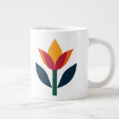 Grande Tasse "Harmonie florale audacieuse" (Droite)