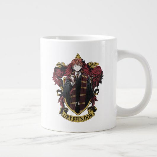 Grande Tasse HARRY POTTER™ | Anime Ron Weasley House Crest (Droite)