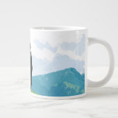 Grande Tasse HARRY POTTER™ Dominant le CHÂTEAU DE PEEZANCE™ (Droite)