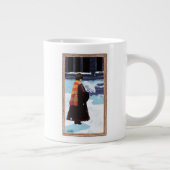 Grande Tasse HARRY POTTER™ et Hedwig dans la cour de HOGWARTS™ (Droite)