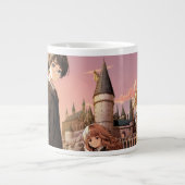 Grande Tasse HARRY POTTER™ Hermione & Ron HOGWARTS™ Scène d'Ani (Devant)