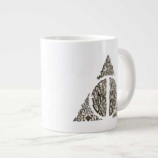 Grande Tasse Harry Potter Spell | HAUTEUR DE MORT Typographie G (Devant droit)