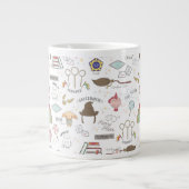 Grande Tasse HARRY POTTER™ Tiny Magic Pattern (Devant)