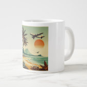 Grande Tasse Hawaï vintage/tropical (Devant droit)