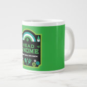 Grande Tasse Head Garden Gnome Gardener (Devant droit)