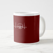 Grande Tasse Heartbeat dermatologue (Devant droit)