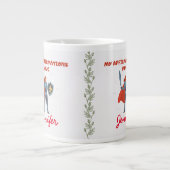 Grande Tasse Hébreux 13:6 Affirmation audacieuse Sans crainte J (Devant)