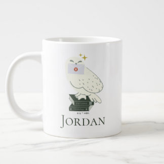 Grande Tasse Hedwig avec lettre dessin fantaisiste