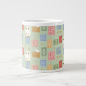 Grande Tasse Hedwig Post Letter Block Pattern (Devant)