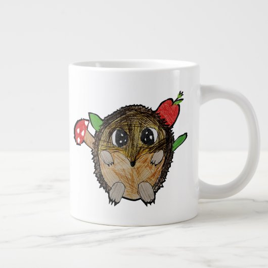 Grande Tasse Hérisson Mignon (Droite)