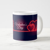 Grande Tasse Heureuse Sainte-Valentin (Devant droit)