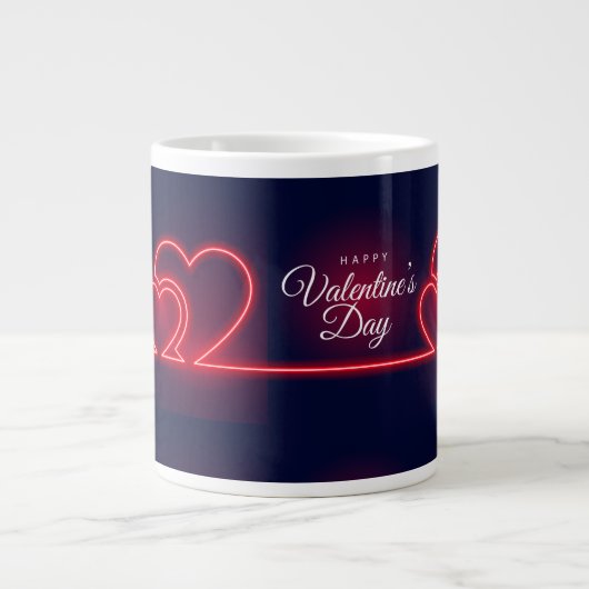 Grande Tasse Heureuse Sainte-Valentin (Devant)