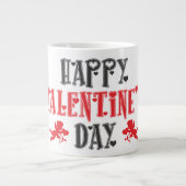 Grande Tasse Heureuse Sainte-Valentin Souvenirs doux de premier (Devant)