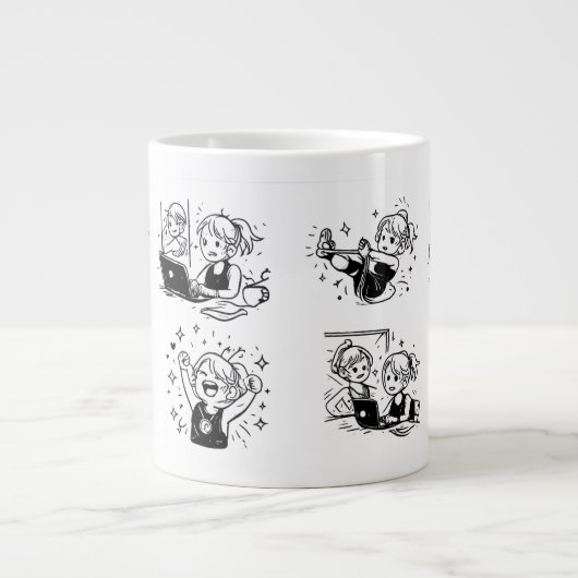 Grande Tasse heureux (Devant)