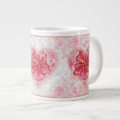 Grande Tasse Hibiscus & dentelle RED (Devant droit)