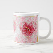 Grande Tasse Hibiscus & dentelle RED (Droite)