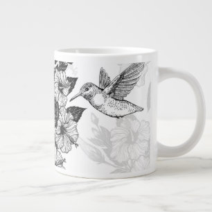 Grande Tasse Hibiscus et colibri