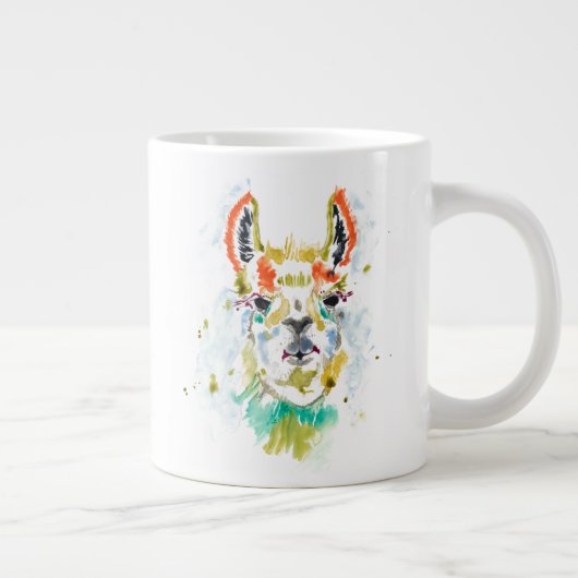 Grande Tasse Hifi Llama - portrait (Droite)