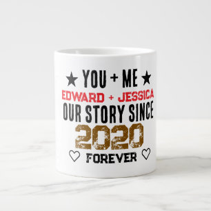 Grande Tasse Histoire de nous Toi + Moi Notre Relation Personna