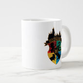 Grande Tasse HoGWARTS™ Castle Crest House Insigne de fierté (Devant droit)
