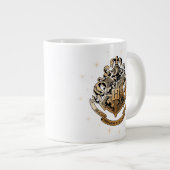 Grande Tasse HOGWARTS™ Crest doré scintillant (Devant droit)