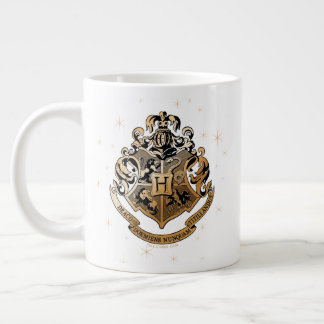 Grande Tasse HOGWARTS™ Crest doré scintillant