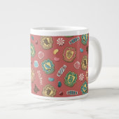 Grande Tasse HOGWARTS™ Maisons Motif de biscuits de vacances (Devant droit)