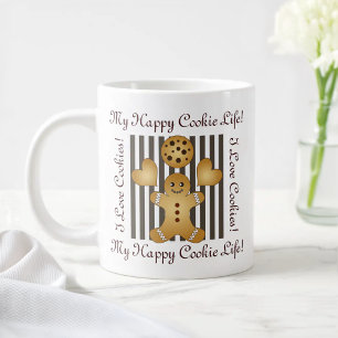 Grande Tasse Homme en pain d'épice personnalisé et mignon