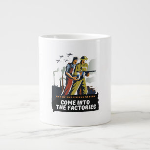 Grande Tasse Hommes des États-Unis, affiche WW2