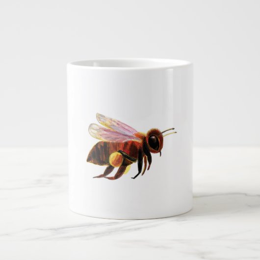 Grande Tasse Honey Bee Flying (Devant)