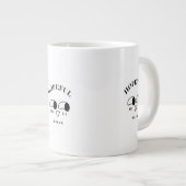 Grande Tasse Hopeful Wreck Minimalist Typography Design (Devant droit)