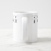 Grande Tasse Horloge Numérale Éthiopienne (Dos)