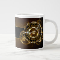 Horloge Steampunk avec des engrenages anciens