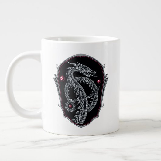 Grande Tasse HOUSE of the Dragon | Silver Dragon Crest (Gauche)