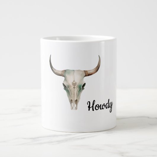 Grande Tasse Howdy Cowboy Bullhorns (Devant)