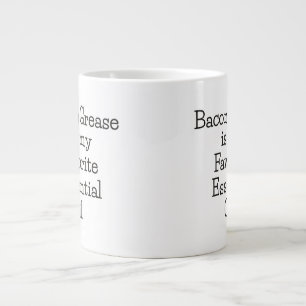 Grande Tasse Huile essentielle de Bacon Grease Huile double fac