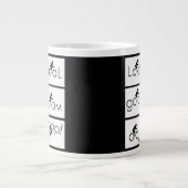 Grande Tasse Humour de cycliste (Devant)