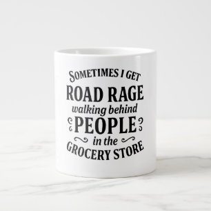 Grande Tasse Humour d'embouteillage de magasin d'alimentation