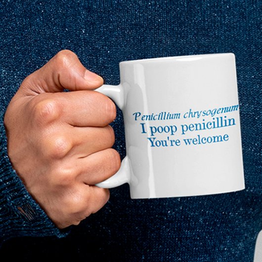 Grande Tasse Humour pénicillium