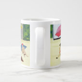 Grande Tasse Huttes 1991 de plage (Dos)