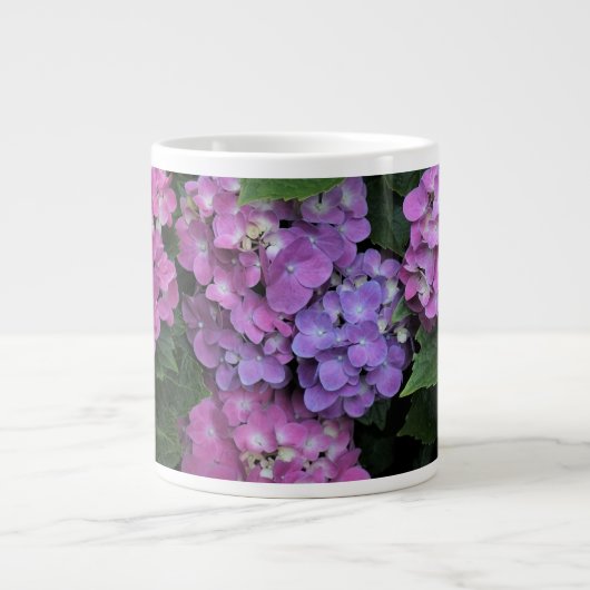 Grande Tasse Hydrangea rose (Devant)