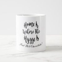 Hygge Accueil Typographie Chocolat Chaud