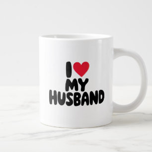 Grande Tasse "I Love My Husband - Romantique Saint Valentin cad